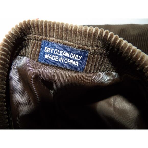 Meeting Street Mens Corduroy Blazer 44L Long Brown Double Button Career Party - Picture 5 of 16